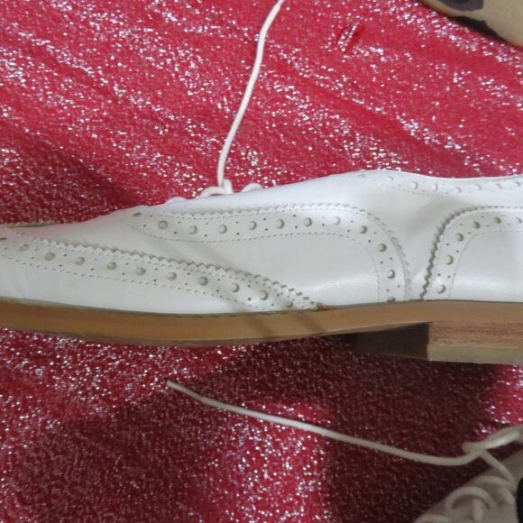 BOGO Blake Scott KATE White Oxford Loafers (Pedro Garcia Vibes!!) lace up 7.5 - Picture 6 of 12